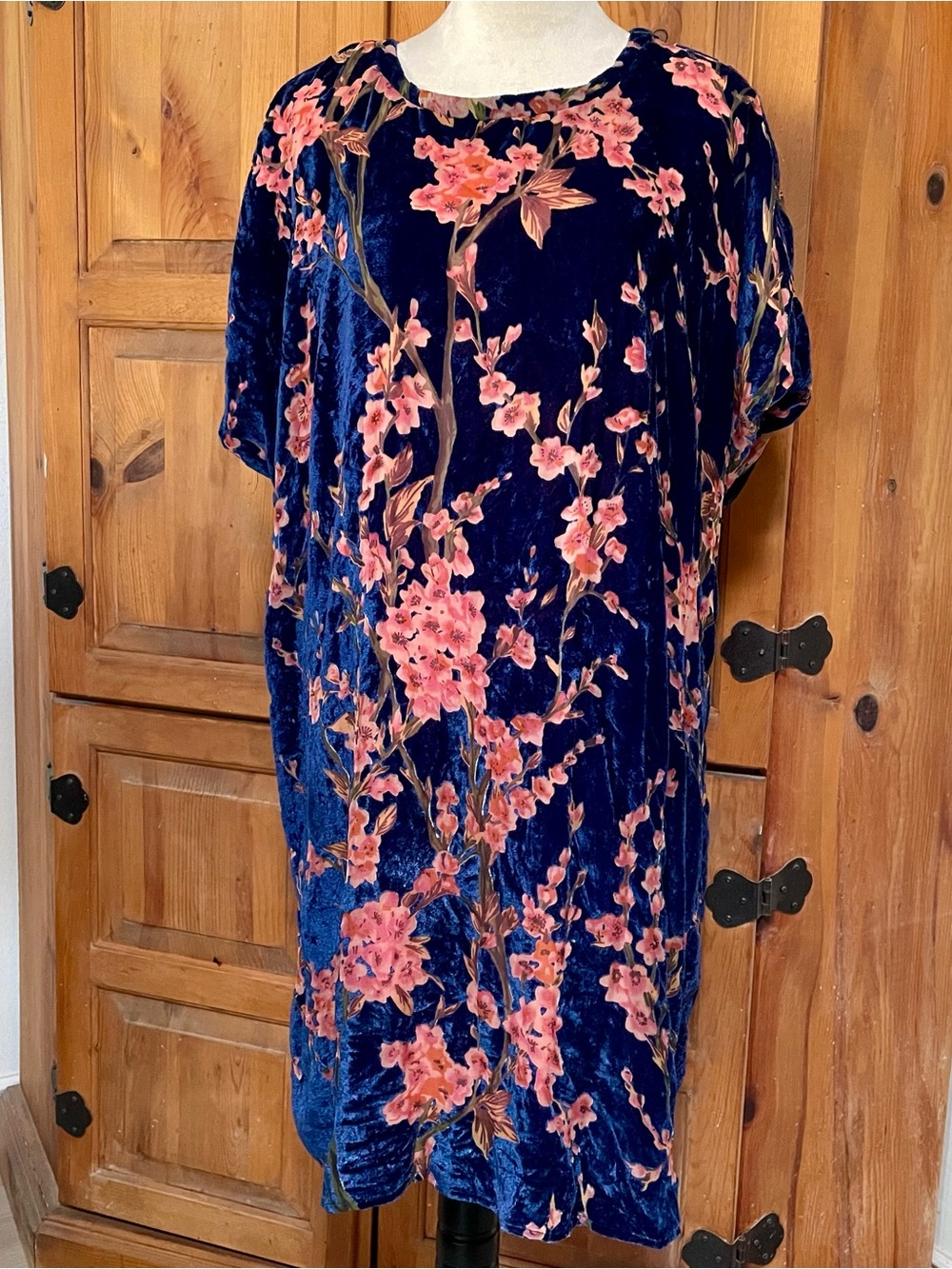 Glamorous - European brand Floral Velvet Dress
